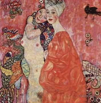 Les femmes amies Gustav Klimt Peinture à l'huile